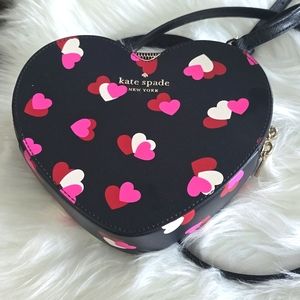Kate Spade heart-shaped bag